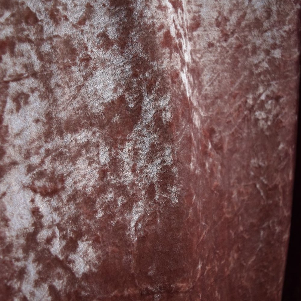 NWT Pink Velvet Slip Dress V Neck A Line - Picture 4 of 6